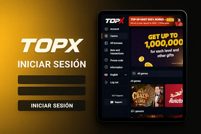 TopX iniciar sesión — instrucciones detalladas