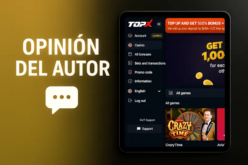TopX Argentina — opinión del autor